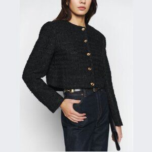 Reformation Trista Jacket black | Chrismas SALE | NEW ✂ | size S | L